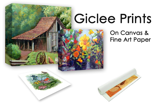 Choose from fine art papers or canvas for authentic art reproductions. Mounting options available. 